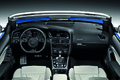 Audi RS5 Cabriolet bleu tableau de bord