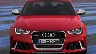 Audi RS6 Avant 2013 - rouge - face avant