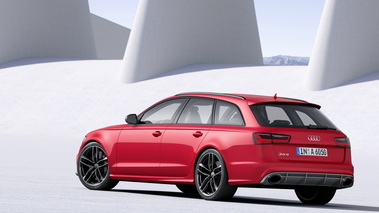 Audi RS6 Avant 2015 - Rouge - 3/4 arrière gauche