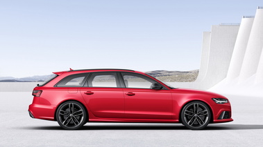 Audi RS6 Avant 2015 - Rouge - Profil droit