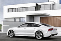 Audi RS7 Sportback - Blanche - 3/4 arrière gauche