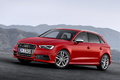 Audi S3 Sportback 2013 - rouge - 3/4 avant gauche