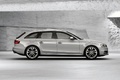 Audi S4 Avant MY 2012 - gris - profil droit