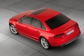 Audi S4 MY 2012 - rouge - 3/4 arrière gauche
