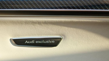 Audi S5 V8 USA Special Edition - Daytona Grey - détail, logo Audi Exclusive