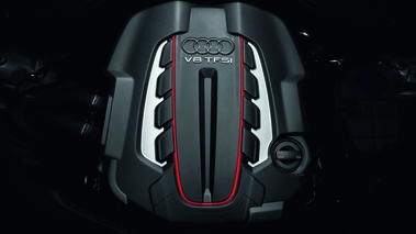 Audi S6 V8 Avant blanc moteur