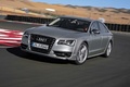 Audi S8 gris 3/4 avant gauche travelling penché 2