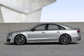 Audi S8 Plus - Grise - Profil gauche