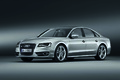 Audi S8 V8 gris 3/4 avant gauche 3