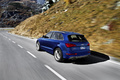 Audi SQ5 TFSI bleu 3/4 arrière gauche travelling