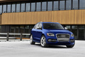 Audi SQ5 TFSI bleu 3/4 avant droit