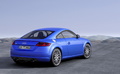 Audi TT 2015 - bleu - 3/4 arrière droit