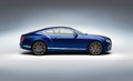 Bentley Continental GT Speed bleu profil