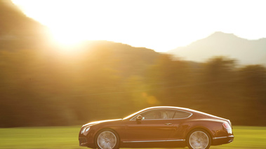 Bentley Continental GT Speed bordeaux filé
