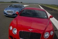 Bentley Continental GT Speed rouge face avant debout