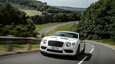 Bentley Continental GT3-R - Blanche - 3/4 avant gauche