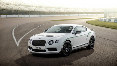 Bentley Continental GT3-R - Blanche - 3/4 avant gauche