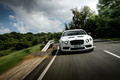 Bentley Continental GT3-R - Blanche - face avant dynamique