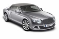 Bentley Continental GTC 2011 gris 3/4 avant droit capoté