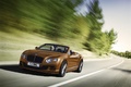 Bentley Continental GTC Speed 2015 - orange - 3/4 avant gauche dynamique