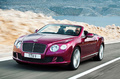 Bentley Continental GTC Speed - mauve - 3/4 avant gauche