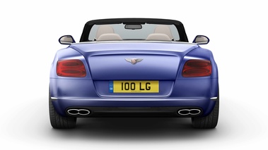 Bentley Continental GTC V8 bleu face arrière