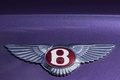 Bentley Continental GTC V8 violet logo coffre