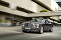 Bentley Mulsanne anthracite 3/4 avant gauche travelling penché