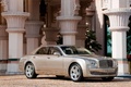 Bentley Mulsanne beige 3/4 avant droit