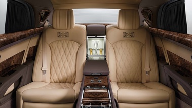 Bentley Mulsanne EWB marron/beige sièges arrière
