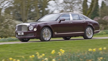 Bentley Mulsanne Jubilee 3/4 avant gauche filé 2