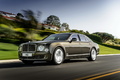 Bentley Mulsanne Speed - Noire - 3/4 avant gauche dynamique