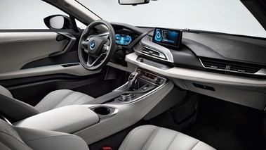 BMW i8 gris intérieur