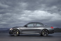 BMW M4 Cabrio 2014 - grise - profil gauche fermé