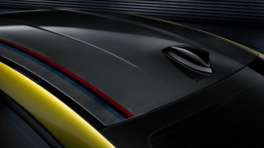 BMW M4 Concept - jaune or - détail, toit carbone
