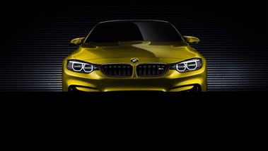 BMW M4 Concept - jaune or - face avant