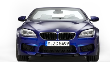 BMW M6 Cabrio - bleu - face avant