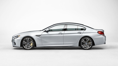 BMW M6 Gran Coupé - gris - profil gauche