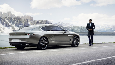 BMW Pininfarina Gran Lusso Coupé Concept - gris -3/4 arrière droit 