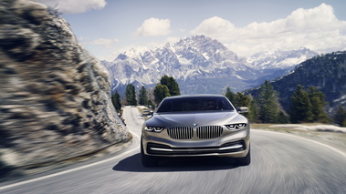 BMW Pininfarina Gran Lusso Coupé Concept - gris - face avant