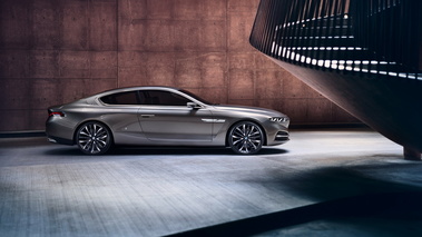 BMW Pininfarina Gran Lusso Coupé Concept - gris - profil droit