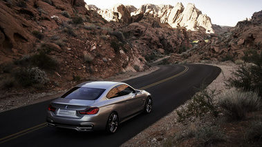 BMW Série 4 Coupé Concept - gris - 3/4 arrière droit