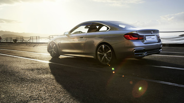 BMW Série 4 Coupé Concept - gris - 3/4 arrière gauche