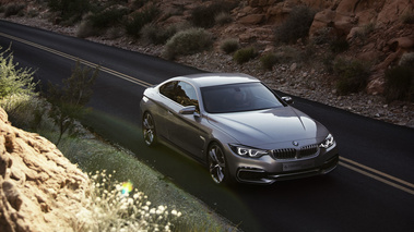 BMW Série 4 Coupé Concept - gris - 3/4 avant droit supérieur
