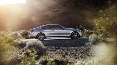 BMW Série 4 Coupé Concept - gris - profil droit