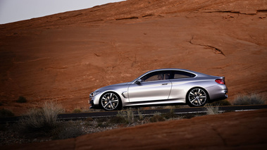 BMW Série 4 Coupé Concept - gris - profil gauche