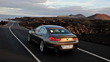 BMW Série 6 Gran Coupé - beige - arrière