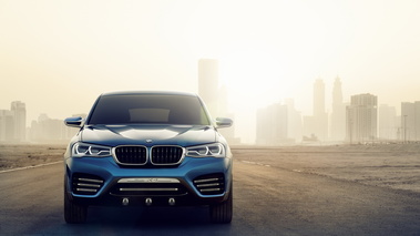 BMW X4 Concept - bleu - face avant