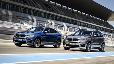 BMW X5M et X6 M 2014 - 3/4 avant gauche dynamique