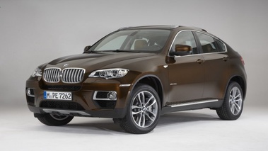 BMW X6 2012 - Marron - 3/4 avant gauche